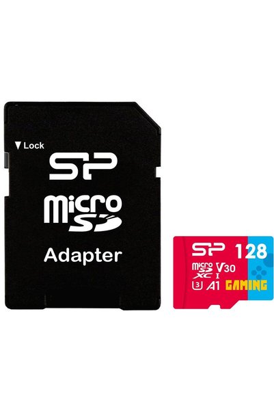 Silicon Power Micro SDXC 128GB Κλάση 30 UHS-1 U3 V30 Ανώτερη Απόδοση για Gami...
