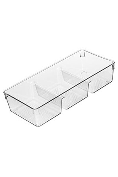 OEM Organizator din Plastic Transparent cu 3 Compartimente pentru Sertare 34x...