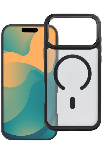 Forcell Θήκη για iPhone 16 F-Protect Smoke Hybrid Premium Lite Συμβατή με Mag...