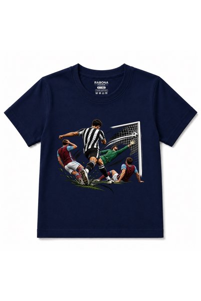 Rabona Fashion Goal Breaker Final Strike Football Graphic Kids T-Shirt