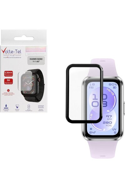 Volte-Tel Πλεξι Γυαλί Ασφαλείας Huawei Band 11 3D Περιμετρική Άκρη 1.62 ίντσε...