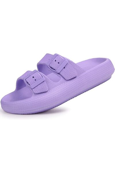 GENERAL Weweya Cloud Slides for Women and Men - Pillow Slippers - Double Buck...