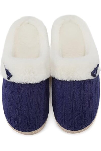 GENERAL NineCiFun Women's Slip on Fuzzy Slippers Memory Foam House Slippers O...