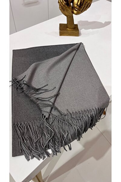 EB SCARF Șal și eșarfă din lână de cașmir, cu efect degrade și cu două fețe