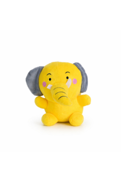 Generic Brand Elefant pluș 18 cm, jucărie moale pentru copii, design colorat ...