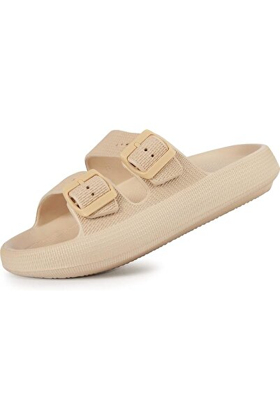 GENERAL Weweya Cloud Slides for Women and Men - Pillow Slippers - Double Buck...