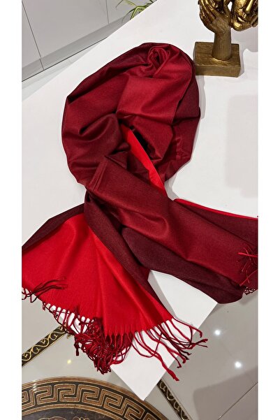 EB SCARF Șal și eșarfă din lână de cașmir, cu efect degrade și cu două fețe