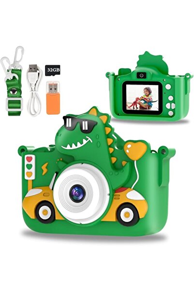 LBMT Kids Digital Camera, 1080P HD Video Camera for Toddlers with 32GB SD Car...