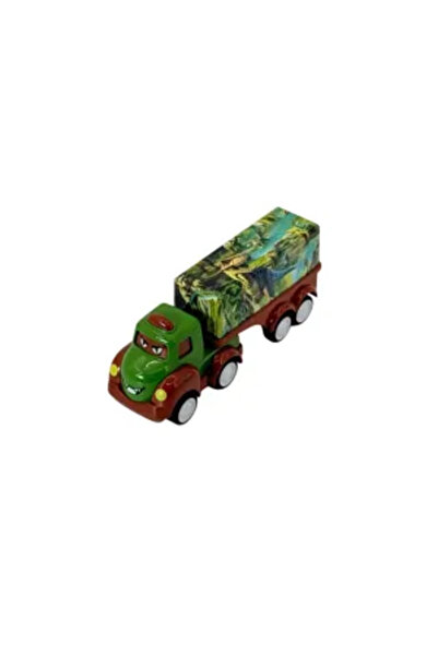 Generic Brand Camion Jucarie Colorat cu Tematica Dinozauri, Ideal pentru Aven...