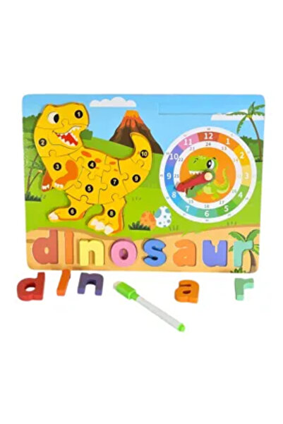 Generic Brand Leopard Wooden Puzzle for Children 30x22.5 cm, Educational Game...