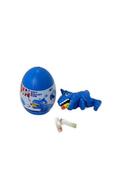 Generic Brand Ou Supriză Dinozaur cu Lansator de Gloante din Burete Moale – J...