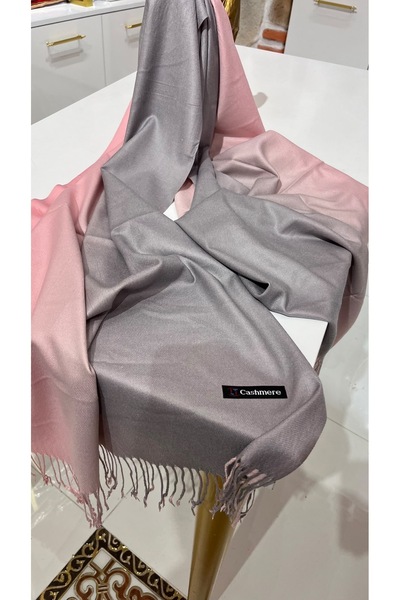 EB SCARF Cashmere Wool Gradient and Double-Sided Shoulder Shawl & Scarf