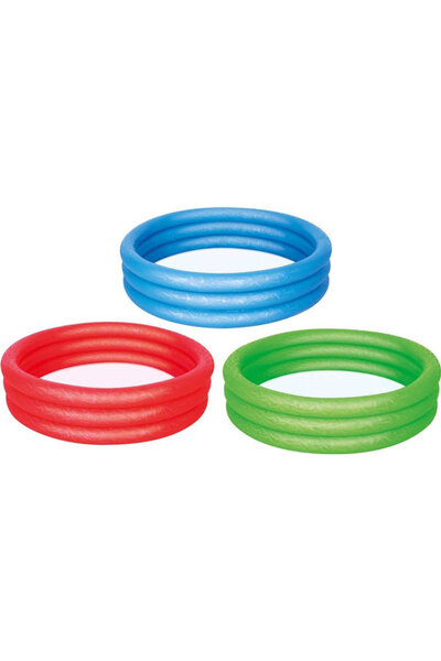 BESTWAY Μονόχρωμη Πισίνα Best Way Φ102Χ25εκ 51024 - Μπλε