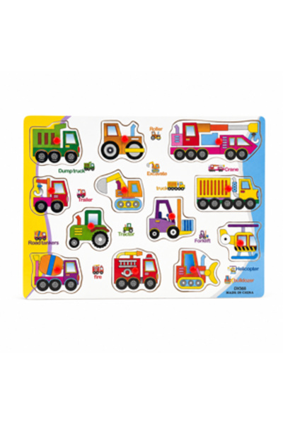 Generic Brand Puzzle din Lemn Educativ pentru Copii, Joc de Dezvoltare a Gând...