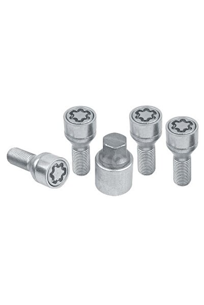 sicustar Set suruburi antifurt roti VN750, M14 x 1.25 x 50, hexagon, cheie 17...