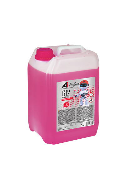 AI Perfect Antigel concentrat G12 100AIPG125, rosu, volum 5 litri, raport dil...