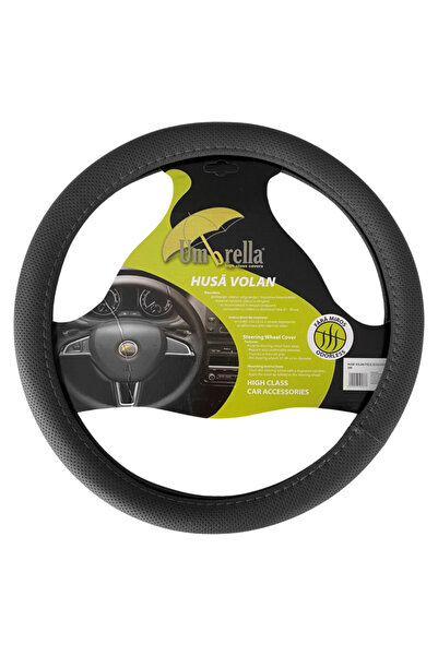 Umbrella Husa volan 10187, gri, piele ecologica, 37-39 cm