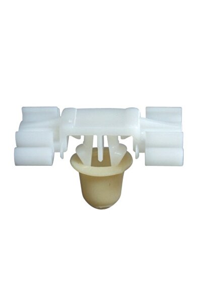 RESTAGRAF Set 6 clipsuri auto A1439, 9 mm, plastic, alb, pentru fixare bandouri