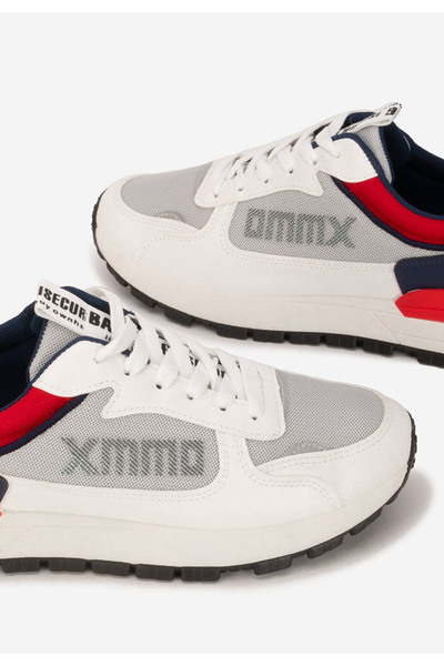 B T Shoes Sneakers barbati Damon V2 albi