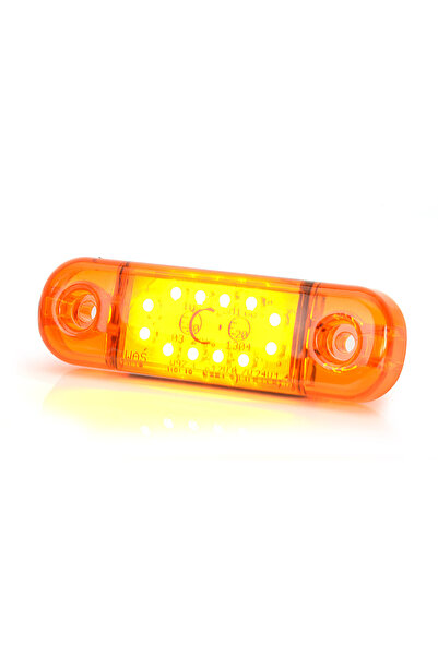 WAS Lampa gabarit LED, 714 W97.3, 12V-24V, pozitie portocaliu, 43416