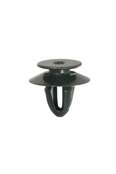RESTAGRAF Set 12 clipsuri auto A9611, 8 mm, plastic, negru, pentru fixare pan...