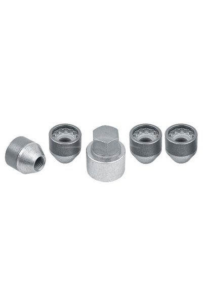 sicustar Set piulite antifurt roti EN415GM, M14 x 1.50, hexagon, cheie 17, ot...