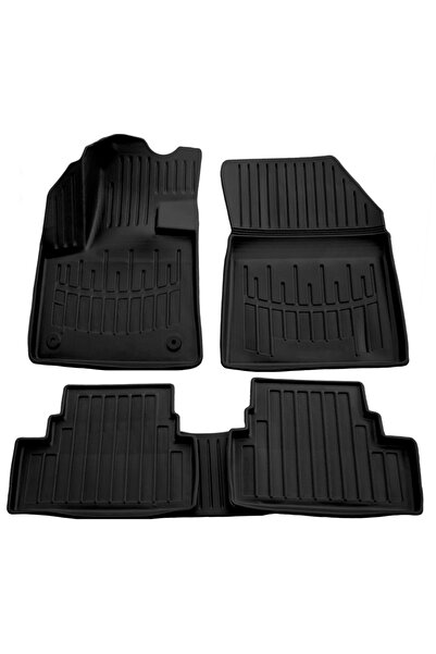 Umbrella Set covorase auto din cauciuc 105970, negru, pentru Peugeot 3008, 2016-