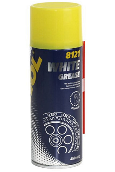 MANNOL Spray vaselina alba White Grease 8121, 450 ml