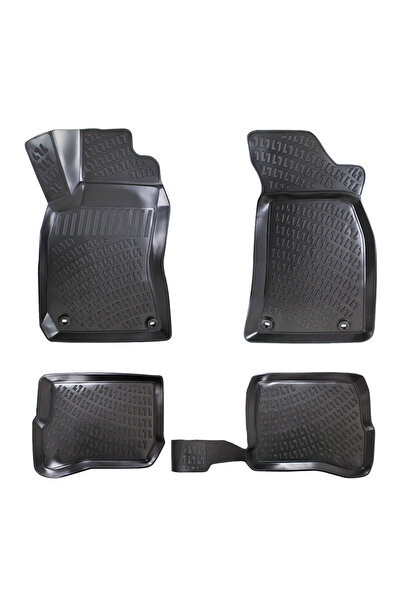Umbrella Set covorase auto din cauciuc 110180, TPE, negru, pentru Skoda Super...