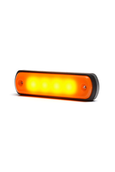 WAS Lampa gabarit LED, 1341 W189N, 12V-24V, pozitie, portocaliu, 43499