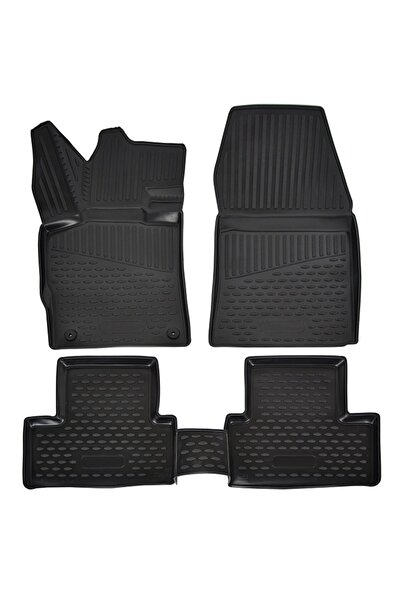 Umbrella Set covorase auto din cauciuc 108765, TPE, negru, pentru Opel Astra ...
