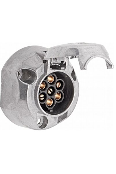 Hella Priza metalica 7 pini 8JB 001 941-001, 16A, 12V, material zinc