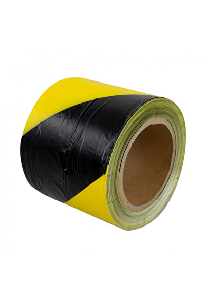 JBM Banda de semnalizare 65596, avertizare galben/negru, 200 metri