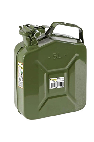 Bottari Canistra metalica 28090, volum 5 litri, verde, din otel laminat la rece