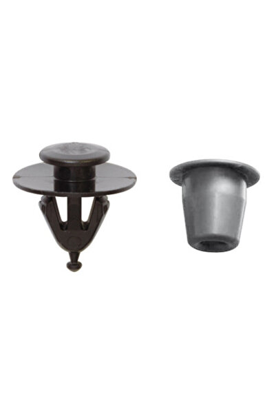 RESTAGRAF Set 16 clipsuri auto A1487, 9 mm, din plastic, negru