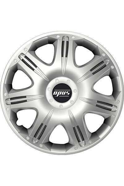 PETEX Set 4 capace roti Opus RB530113, plastic ABS, 13 inch, argintiu