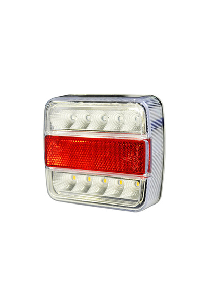 JBM Lampa semnalizare LED 91263, pentru bara de tractare, alimentare 12 V, 4 ...