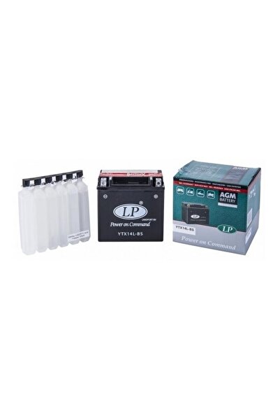 Landport Baterie motocicleta AGM LP YTX14L-BS, tensiune 12 V, amperaj 12 Ah, ...