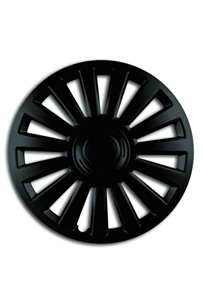 Mega Drive Set 4 capace roti auto Luxury 78504, 15 inch, plastic ABS, negre