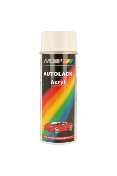 Motip Spray vopsea retus auto KOMPAKT AUTOLACK Acryl 45658, culoare alb-gri G...