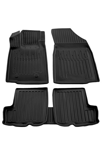 Umbrella Set covorase auto din cauciuc 105915, negru, pentru Dacia Sandero I,...
