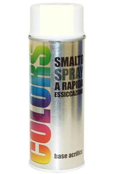 Colors Spray vopsea retus auto 407375 RAL 9010 lucios, culoare alb, 400 ml