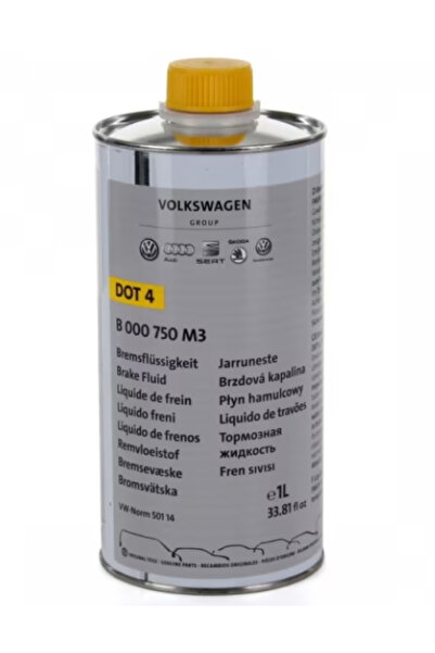 VW Lichid frana Group B000750M3, DOT 4, volum recipient 1 litru, clasa 6