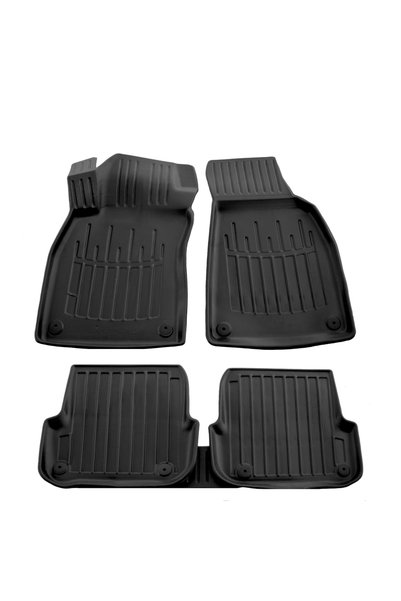 Umbrella Rubber car mat set 105890, black, for Audi A6 (C6), 2004-2011
