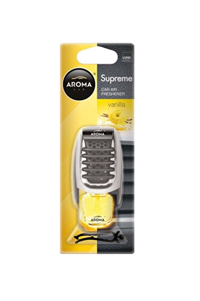 MTM Odorizant auto, Aroma Car MTM92045, Supreme Slim, aroma vanilie, volum 8 ml