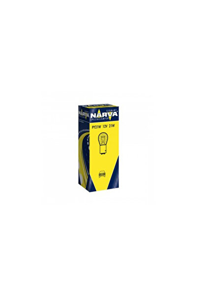 Narva Bec auto semnalizare 17638, Py21W, tensiune 12 V, putere 21W, soclu BAU...