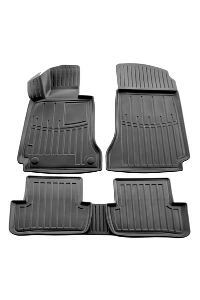 Umbrella Set covorase auto din cauciuc 107935, negru, pentru Mercedes Benz W2...