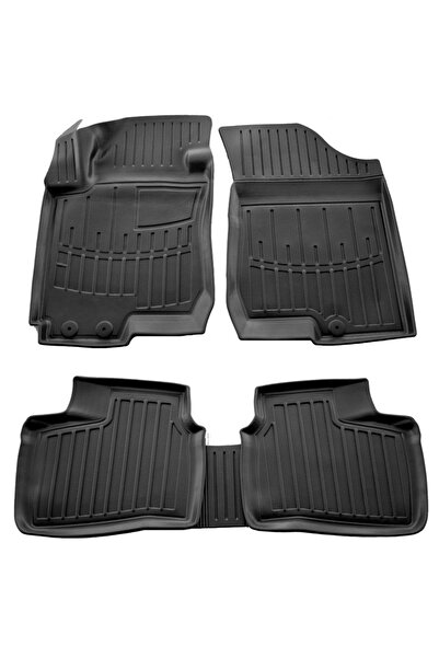 Umbrella Set covorase auto din cauciuc 105932, negru, pentru Hyundai i30 (FD)...
