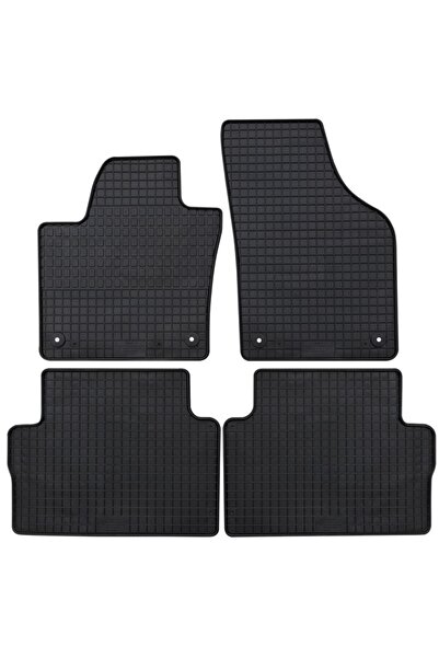 PETEX Set 4 covorase auto din cauciuc 67310PX, negru, pentru Volkswagen Shara...