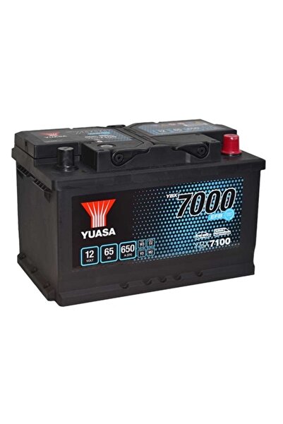Yuasa Baterie auto YBX 7000 EFB YBX7100, 12 V, 65 Ah, 650 A, 277x175x175 mm, ...